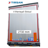 Tırsan Dorse Arka Kapı Alüminyum Sağ-Sol 4 Menteşeli 2780 mm Eloksal -AK13678