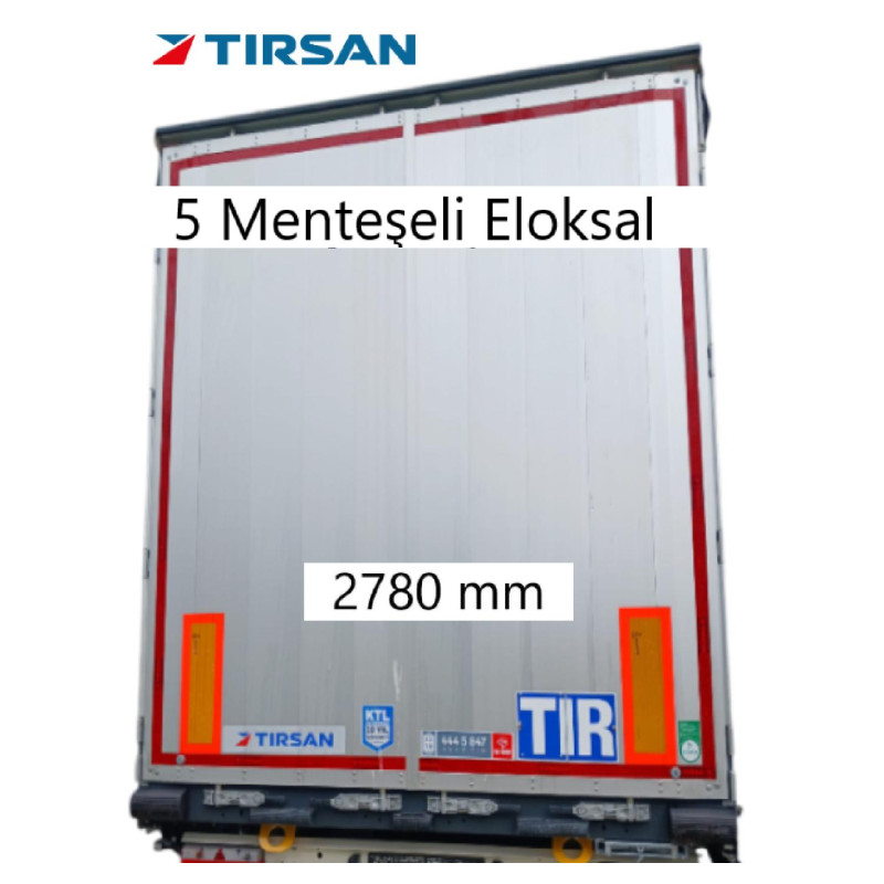 Tırsan Dorse Arka Kapı Alüminyum Sağ-Sol 5 Menteşeli 2780 mm Eloksal -AK04204