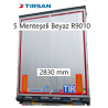 Tırsan Dorse Arka Kapı Alüminyum Sağ-Sol 5 Menteşeli 2830 mm Ral 9010 -AK01515