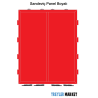 Dorse Arka Kapı Panel Sağ-Sol 4 Menteşeli 2700 mm -TM-PK-2700-2550