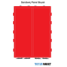 Dorse Arka Kapı Panel Sağ-Sol 5 Menteşeli 2900 mm   -TM-PK-2900-2550