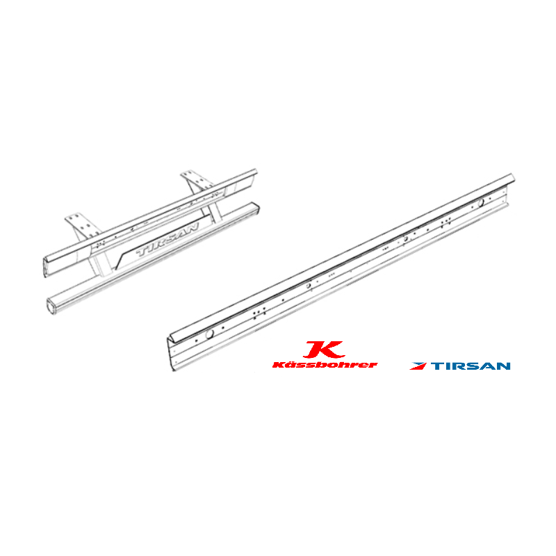 Tırsan Arka Aydınlatma Profil Sacı Açık Kasa Boyalı  -BK05000