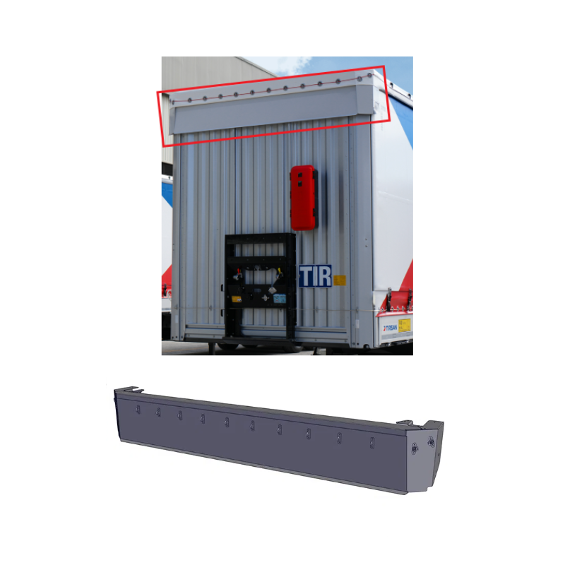 TIRSAN Kapı Üst Profil Komple  50 50MM.Kalk. 031 Nolu