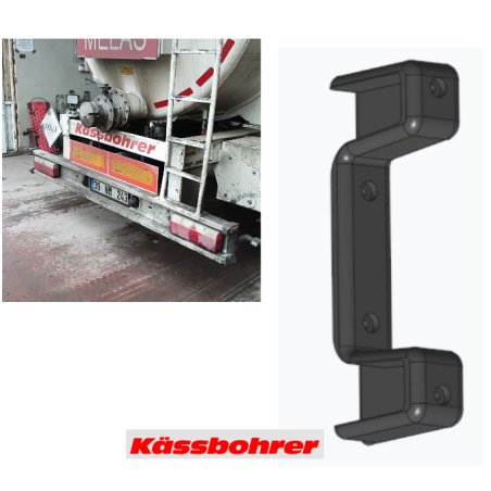 Tırsan C Tipi Tanker Yeni Model Tampon Kenar Lastik Adet  -PT00157