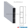 Alüminyum Tahtalık Profil 3185 cm TIRSAN Tip Eloksal