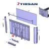 Tırsan Ön Baba Direği Sol Alüminyum  -GG07950