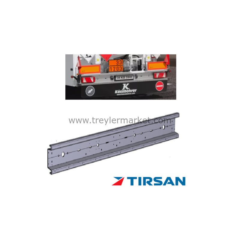 TIRSAN ARKA KORUMA TAMPONU ALİMUNYUM CNC İŞLEMELİ