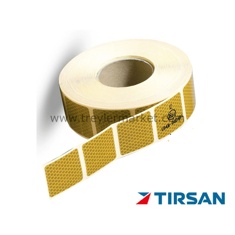 Tırsan Şerit Reflektör Kesik Sarı 1 metre -RE00021