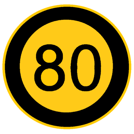 Tırsan Kassbohrer 80 Hız etiketi  -ET00010
