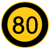 Tırsan Kassbohrer 80 Hız etiketi  -ET00010