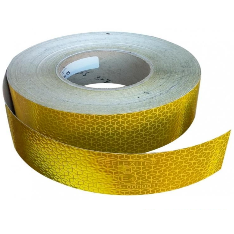 Tırsan Şerit Reflektör Kassbohrer Logolu Sarı 1 metre -ET00156