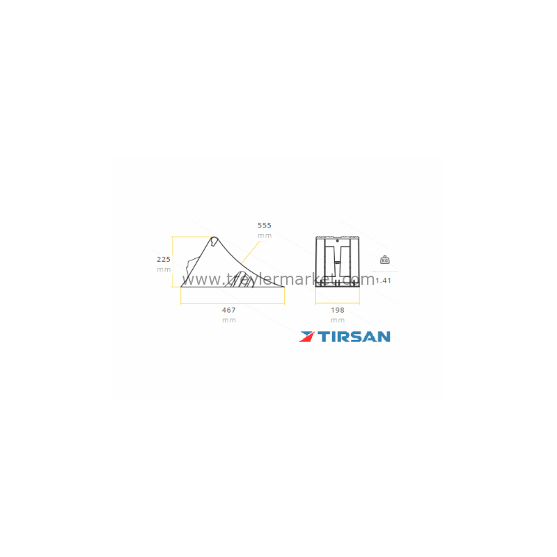 Plastik Teker Takoz  TIRSAN