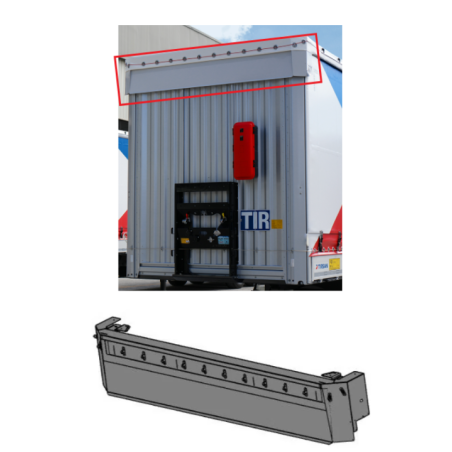 Tırsan Kayar Çatı Ön Konsol Saç Adaıco -CT02238