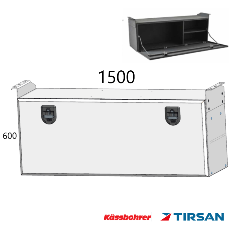 Tırsan Dorse Yemek Dolap Toz Boya Üsten Bağlantılı DL06155