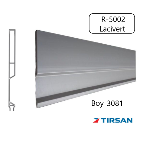Tırsan Alüminyum Üst Profil 3081 (036) Lacivert 2.Kalite -AT-PR02314
