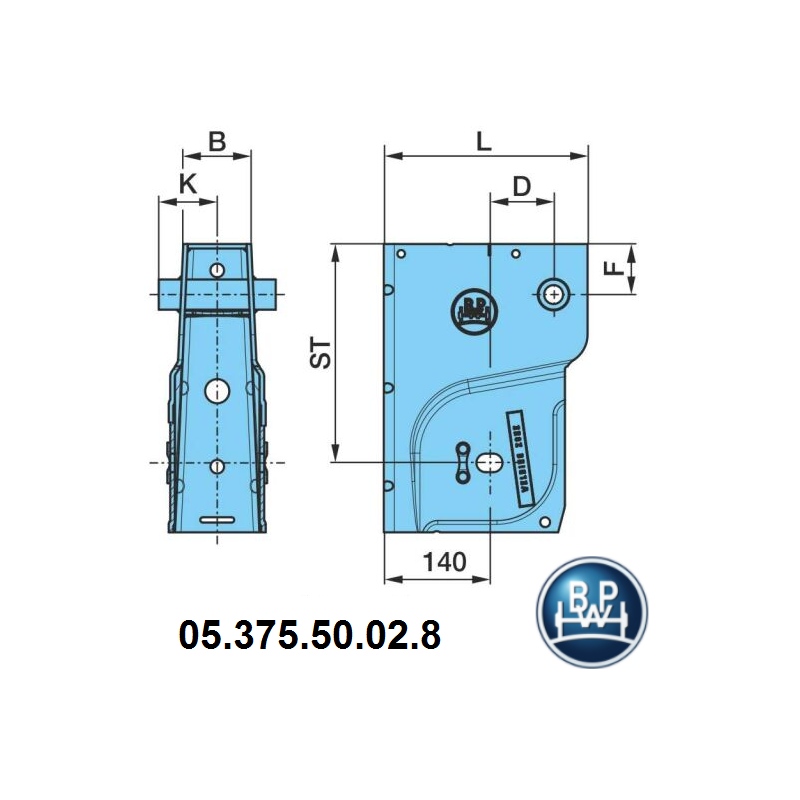 BPW 05.375.50.02.8 Air ECO Compact Makas Kulak 290 mm