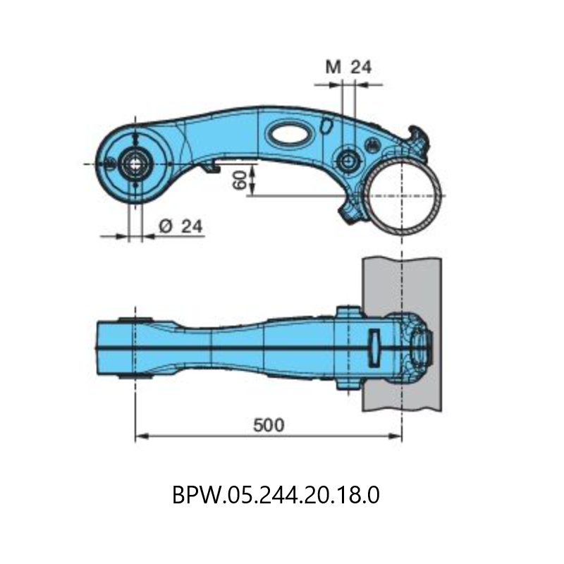 BPW Air ECO Compact Makas H 60 mm  BPW.05.244.20.18.0