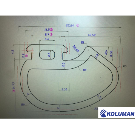 Koluman Dorse Kapı Fitil-KOLUMAN-1011