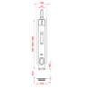 Dorse Kırma Baba Takım 86 cm-450-D10-003