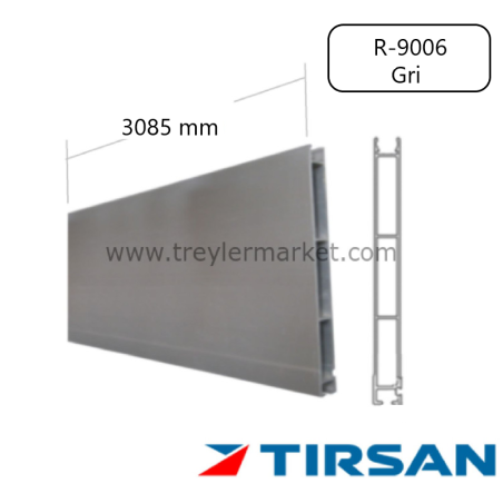 Tırsan Alüminyum Profil 3085 - 039 R-9006 -PR04091