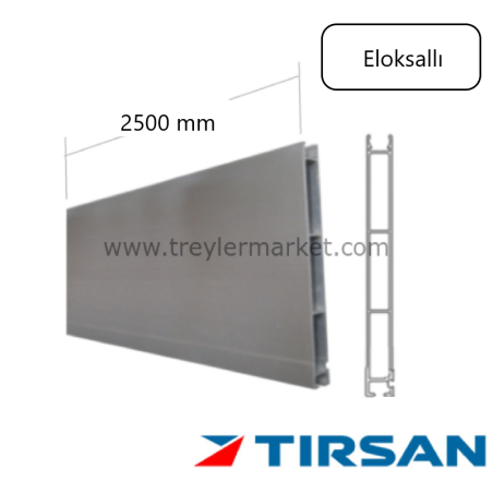 Tırsan Alüminyum Kutu Profil -PR02448