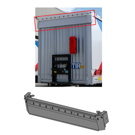 Tırsan Komple Kaynaklı Şapka Saç Gümrük mevzuatlı 200 mm -CT01213