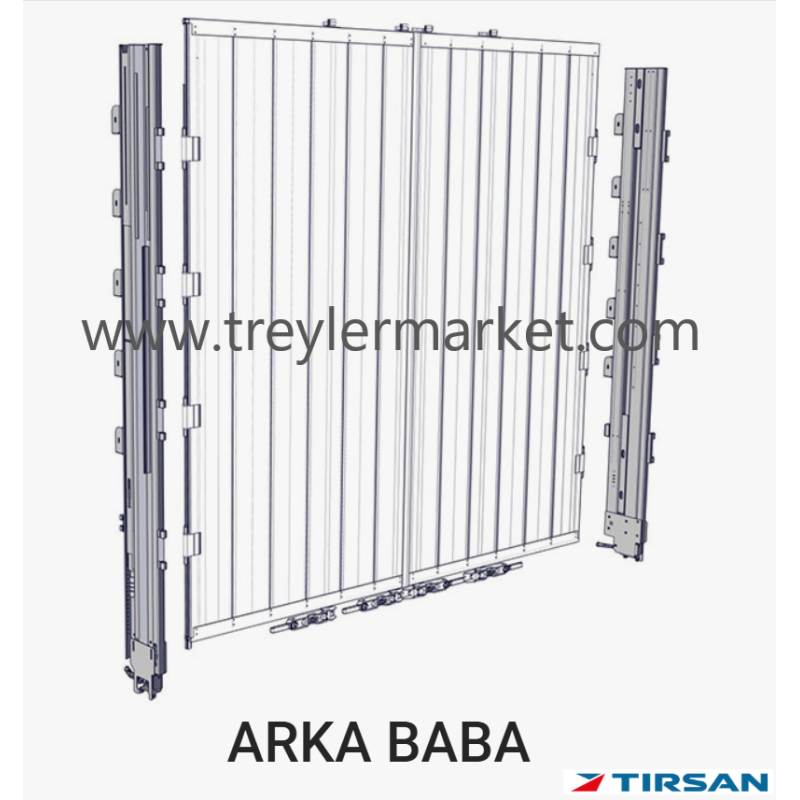 Tırsan Dorse Arka Baba Direği Sağ -AB00623