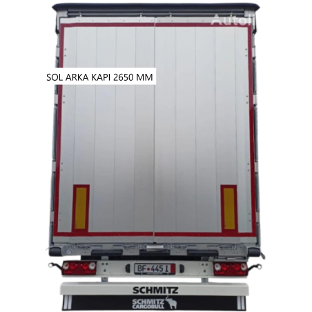 SCHMITZ Dorse Arka Kapı Alüminyum Sol 4 Menteşeli 2650 mm - 1077643