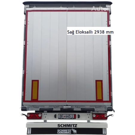 SCHMITZ Dorse Arka Kapı Alüminyum Sağ 4 Menteşeli 2938 mm- 1048505