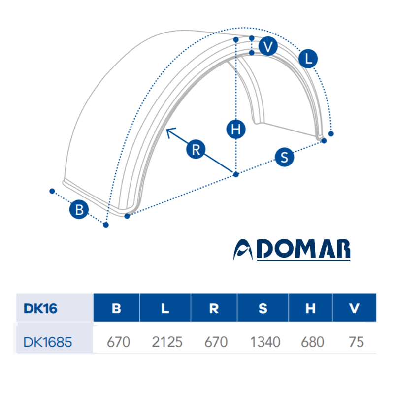 Tırsan Domar Çamurluk Yarım -CA00124