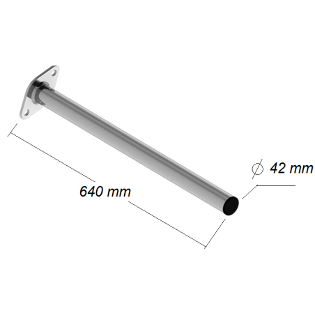 Tırsan Çamurluk Borusu 640 mm -CA00190