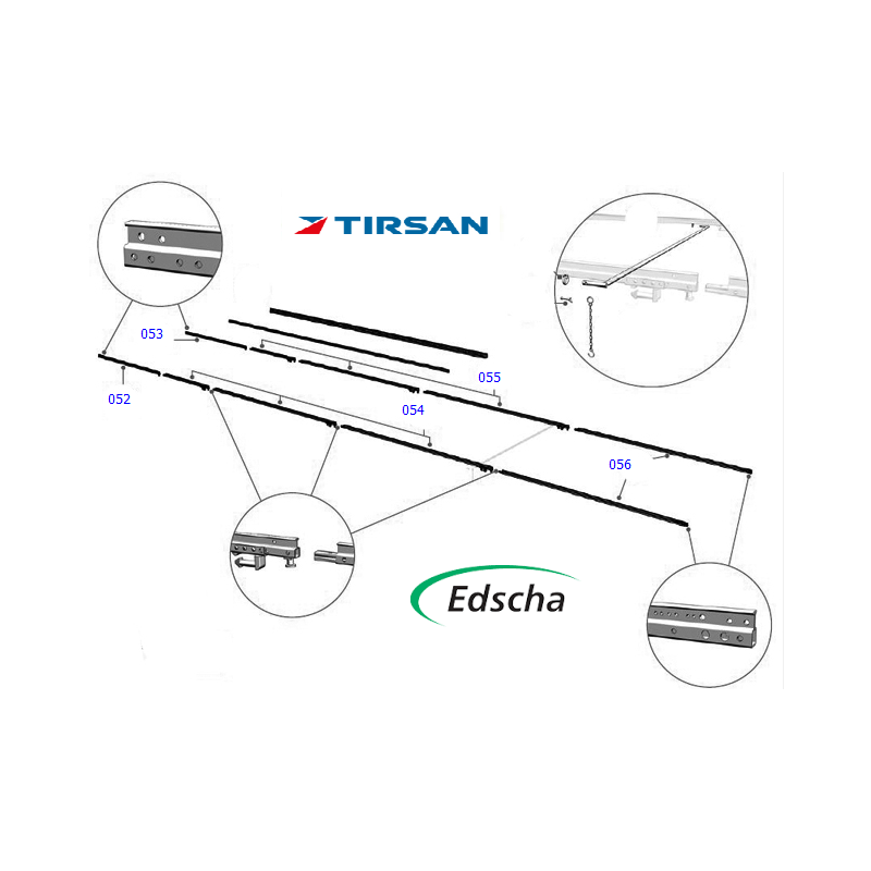 Tırsan Tulum Kayar Çatı Profil  Ön Sol -CT00483