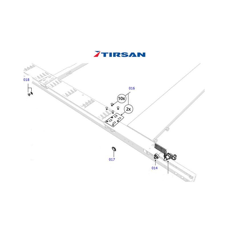 Tırsan Gümrükleme Perçini  018 Nolu -CT00361