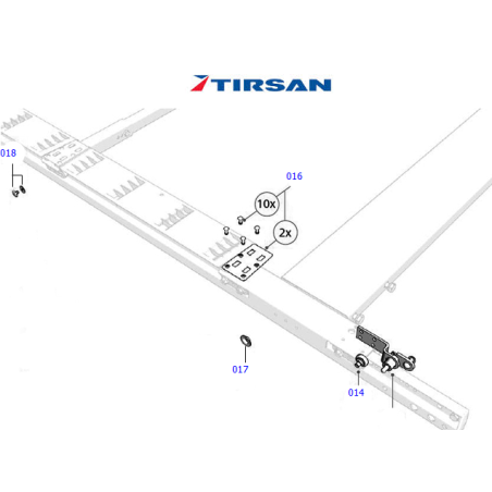 Tırsan Gümrükleme Perçini  018 Nolu -CT00361
