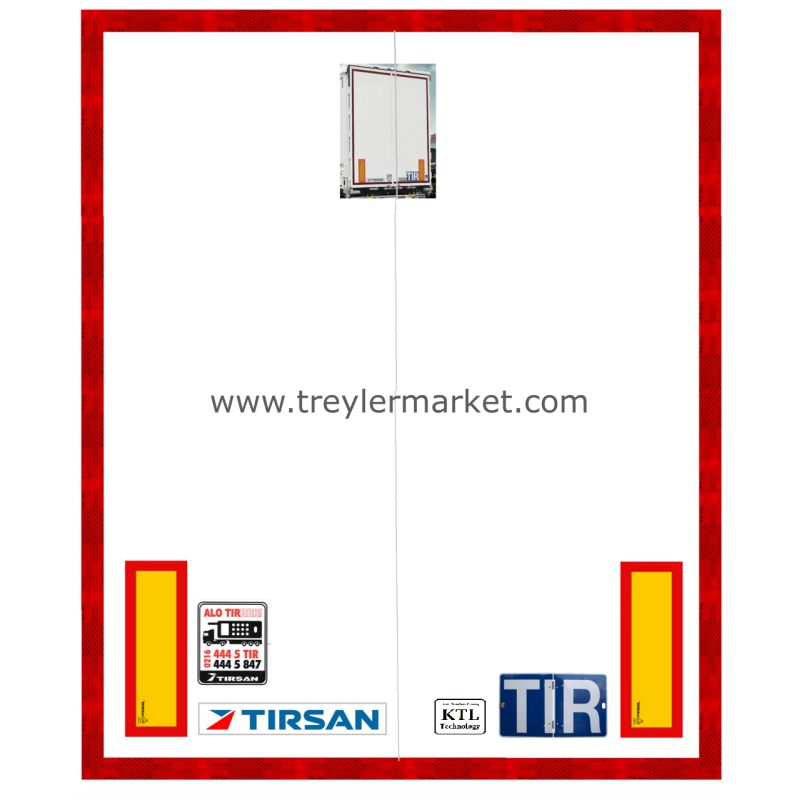 Tırsan Arka Kapı Etiket Grubu -ET01200