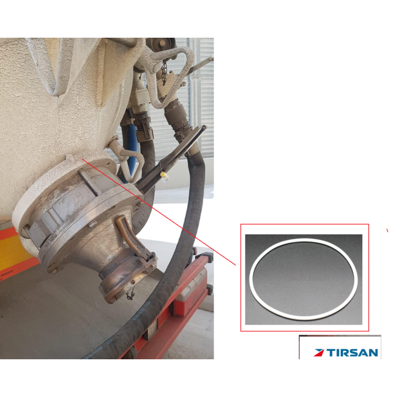 TIRSAN TANKER YUVARLAK SERIT RING BEYAZ 194.5X16