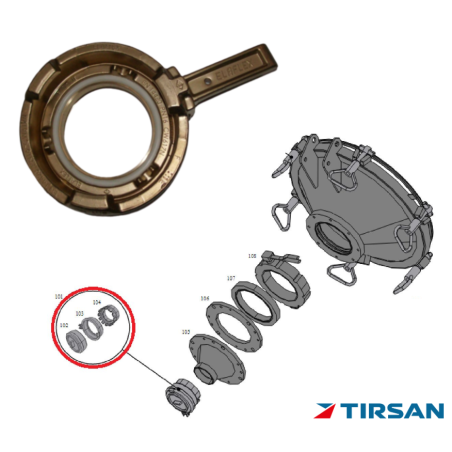 TIRSAN TANKER TW-DISI KAPLIN KOL TWD100TD PIRINC BEYAZ 103 NO