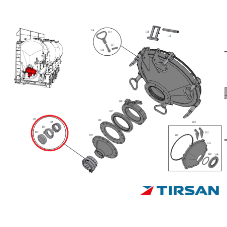 TIRSAN TANKER KOR KAPAK VB 50 ALU