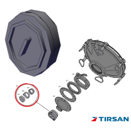 TIRSAN TANKER KOR KAPAK VB 100 ALU