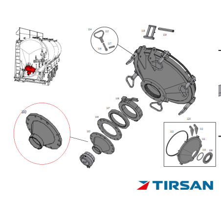 TIRSAN TANKER DARALTMA ADAPTORU 200 100 PASLANMAZ