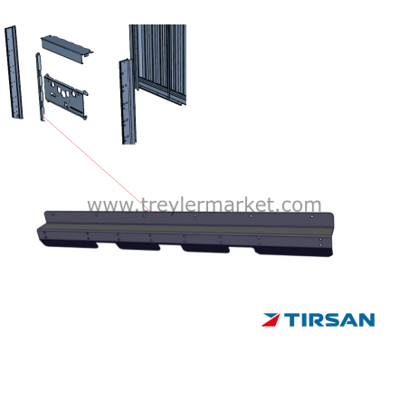 TIRSAN SAÇ ÖN PANEL KANAL STANDART TENTELİ 3 NOLU RESİM