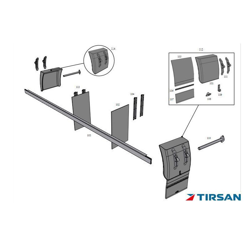 Tırsan Çamurluk Yarım 500 mm Domar Sol -CA00387