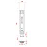 Tırsan Kassböhrer Kırma Baba 600 mm Açık Kasa -CB00343