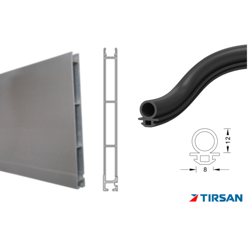TIRSAN Alüminyum Kapak Profil Lastiği