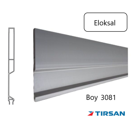 TIRSAN Alüminyum 4 Kapaklı Profil