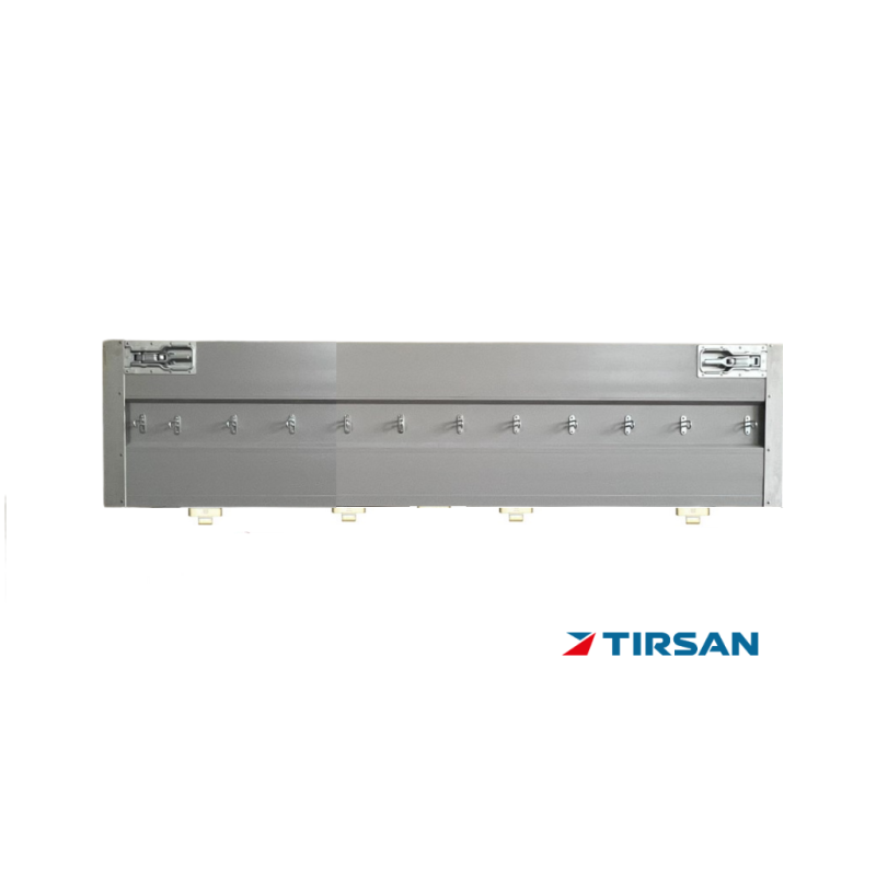 TIRSAN Alüminyum 5 Kapaklı Açık Kasa Arka