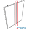 Tırsan Panel Dorse Arka Kapı 9,5 cm Orta Kertikli Profil 2830 cm -PR06349