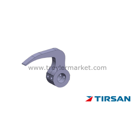 Tırsan Kapı Üst Gaga İç Sol Uzun 12 mm ST52  KI00105
