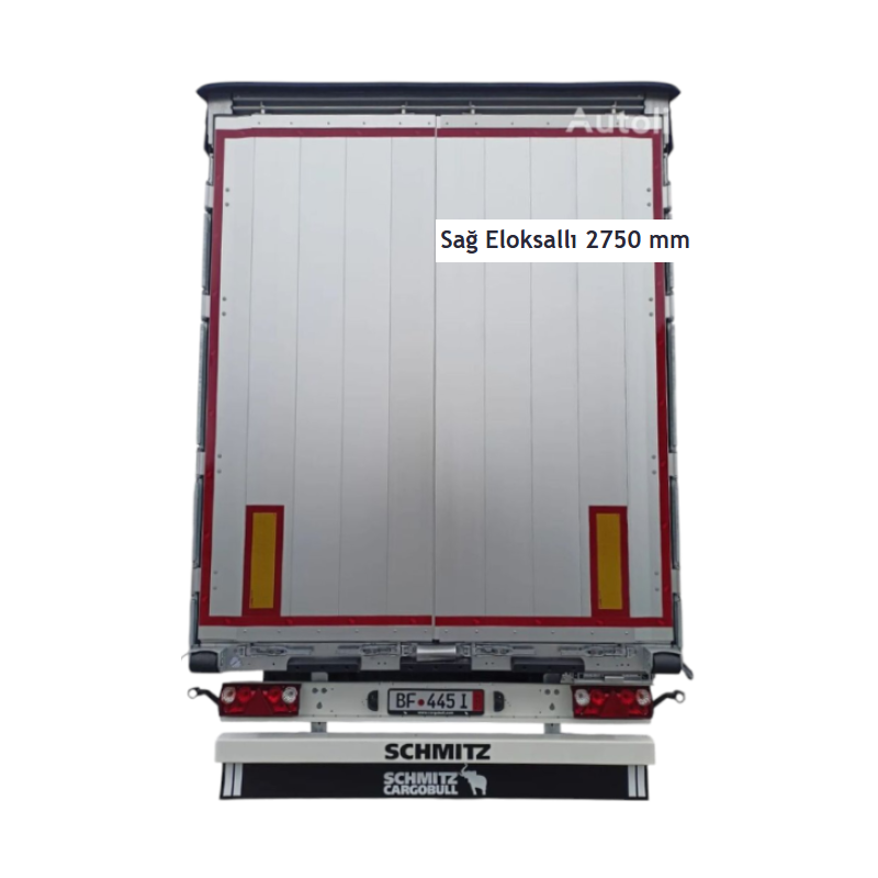 SCHMITZ Arka Kapı Sağ Eloksallı 2750 mm - 1357192