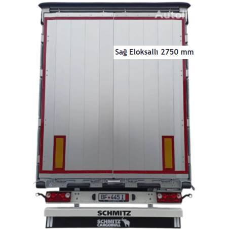 SCHMITZ Arka Kapı Sağ Eloksallı 2750 mm - 1357192